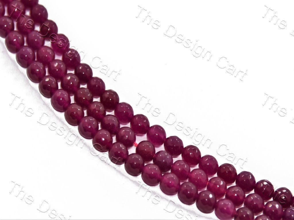 8 mm Purple Rondelle Jade Quartz Semi Precious Stone (413512826914)