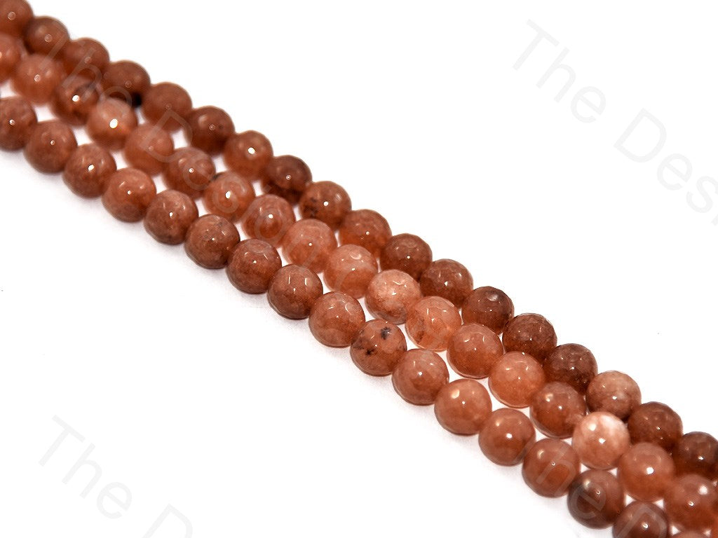 10 mm Brown Mix Jade Rondelle Quartz Semi Precious Stone (415443124258)