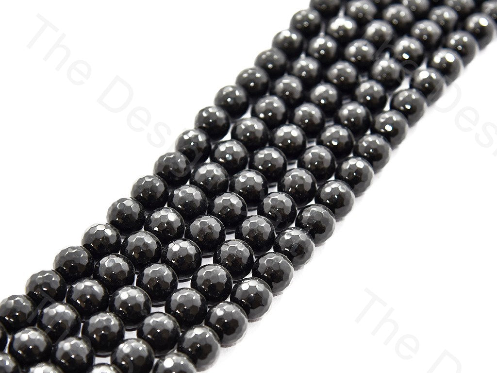 12 mm Black Jade Quartz Semi Precious Stones | The Design Cart (570209566754)