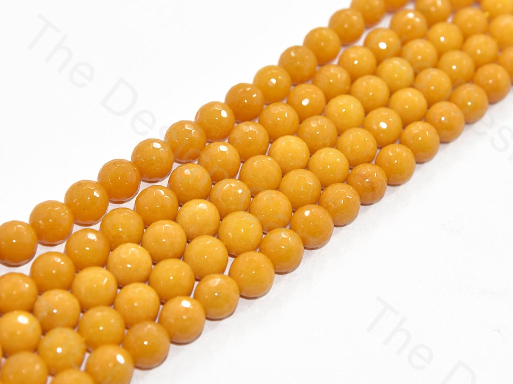 12 mm Yellow Jade Quartz Semi Precious Stones | The Design Cart (570209763362)