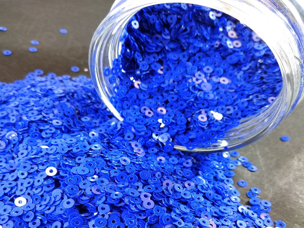 Royal Blue Center Hole Circular Sequins (1497029312546)