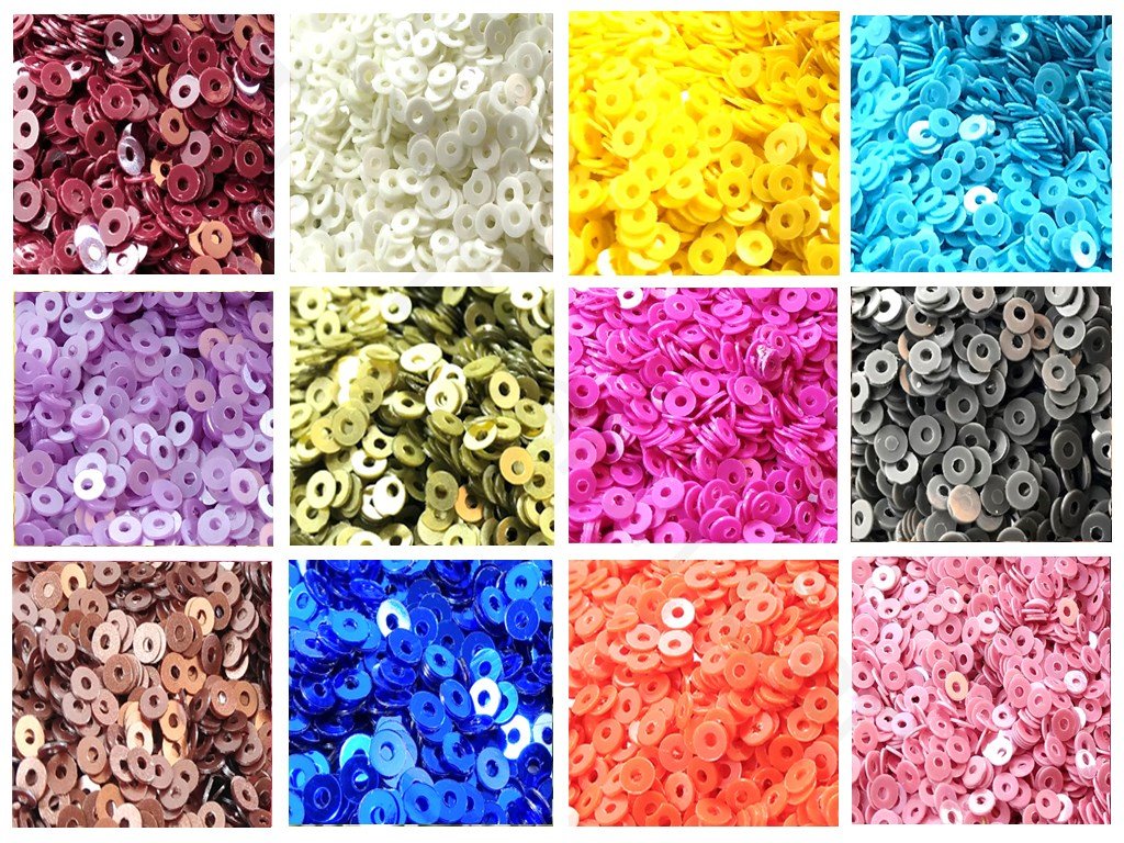 Assorted Pack Of 12 Sequins Combo 21 (1812368195618)