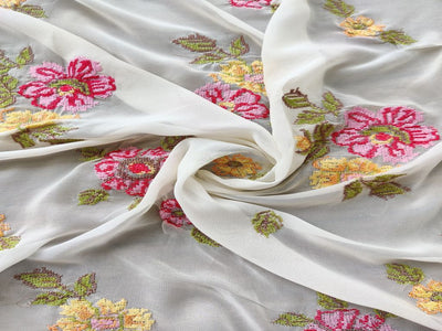 off-white-pure-georgette-with-cross-stitched-embroidered-flowers-allover