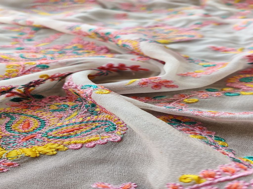 off-white-georgette-with-pastel-coloured-kashmiri-embroidery-all-over