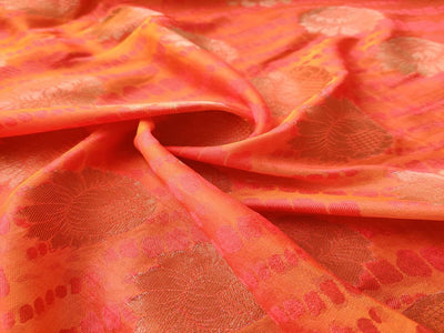 orange-banarsi-silk-fabric-with-golden-butas-1