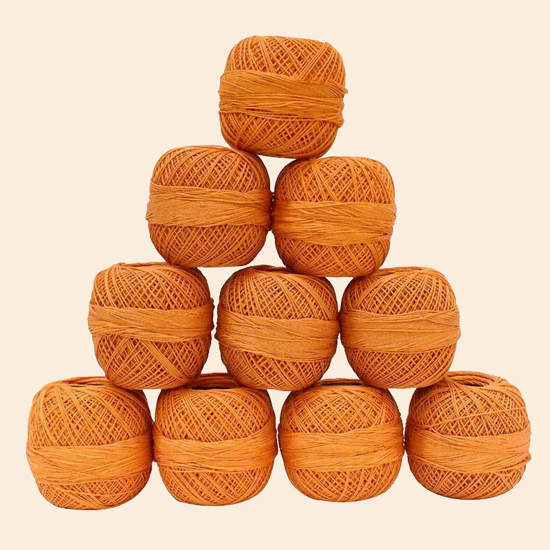 orange-crochet-cotton-threads