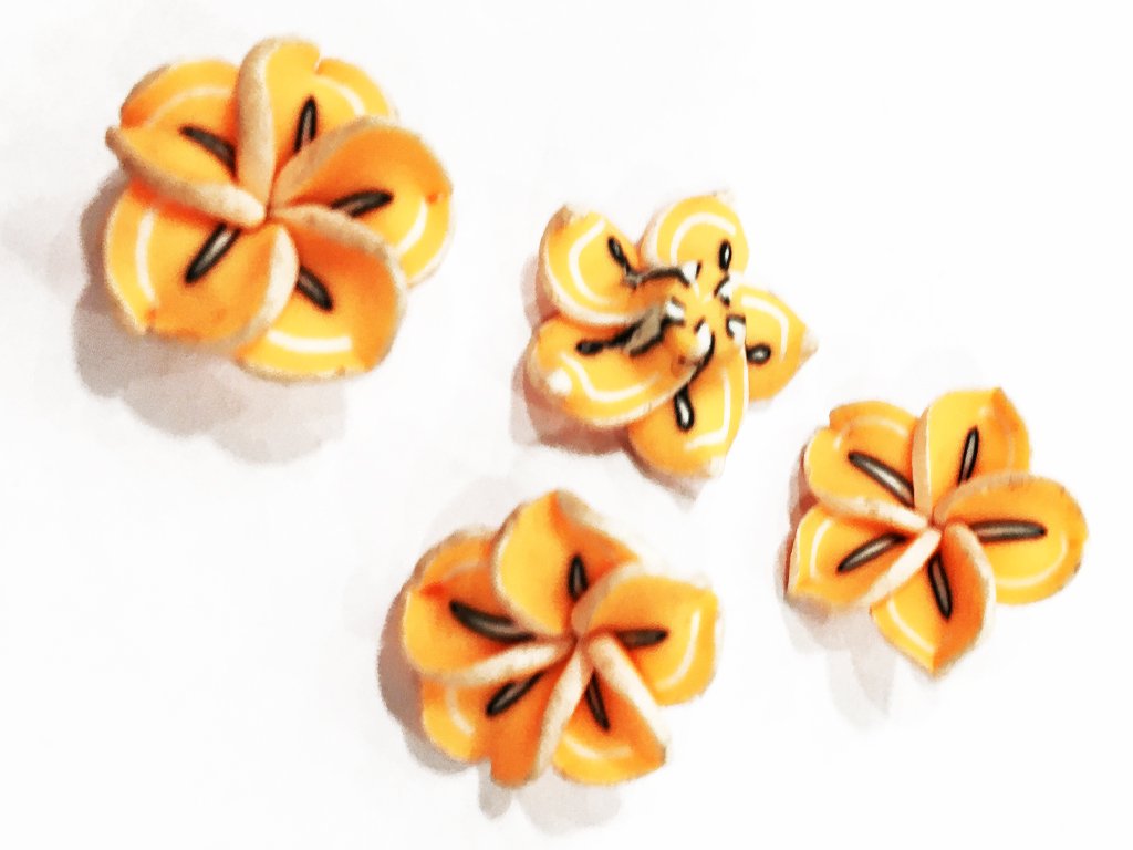 orange-flower-rubber-embellishment