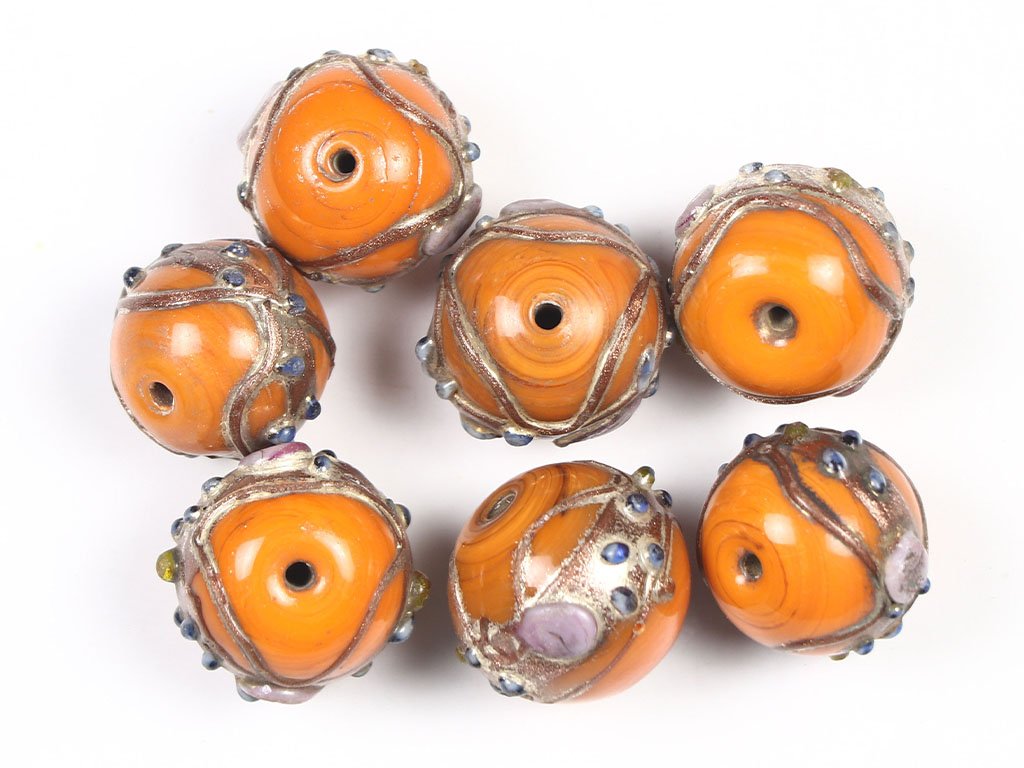 orange-golden-designer-fancy-glass-beads