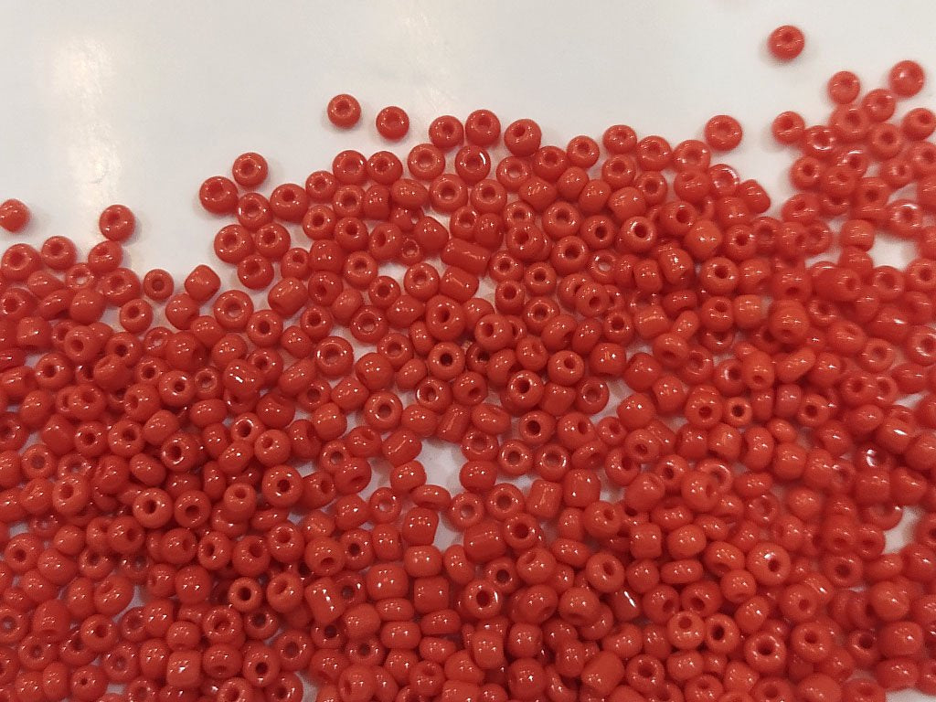 orange-opaque-round-rocaille-seed-beads