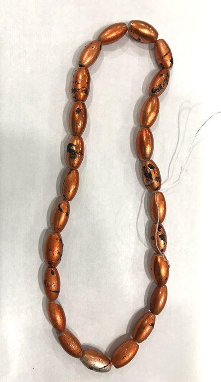 orange-oval-glass-beads