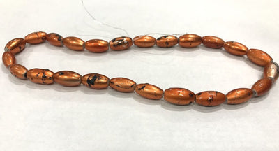 orange-oval-glass-beads