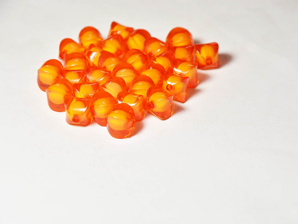 orange-twisted-cuboidal-plastic-beads