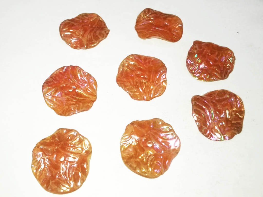 orange-uneven-circular-plastic-stones-with-center-hole