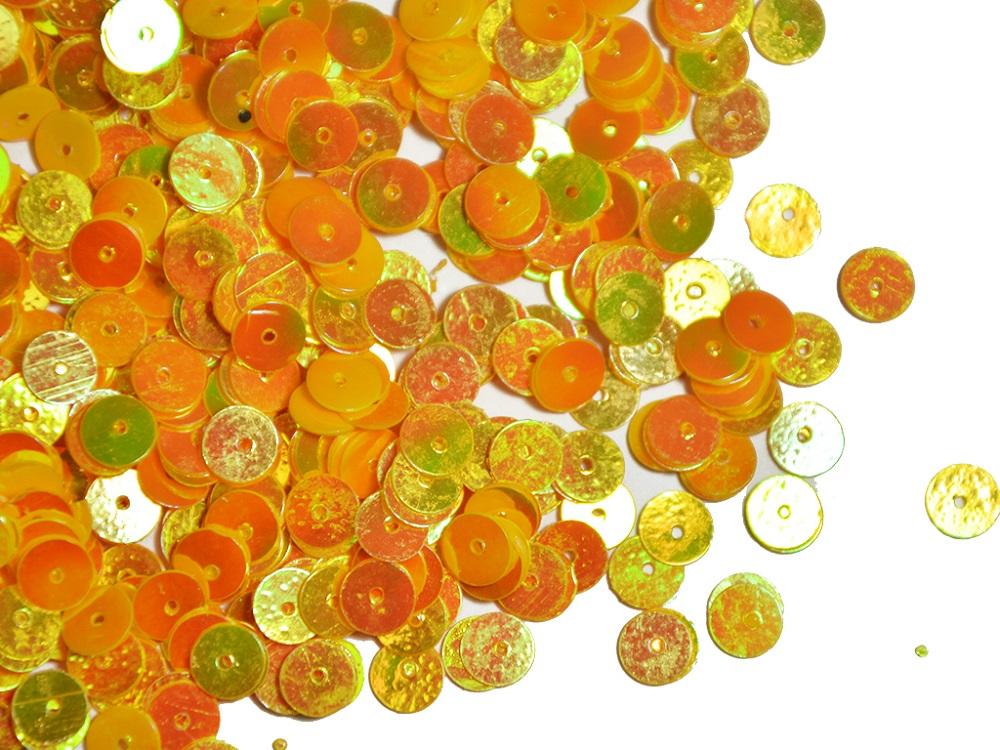 orange-yellow-circular-plastic-sequins