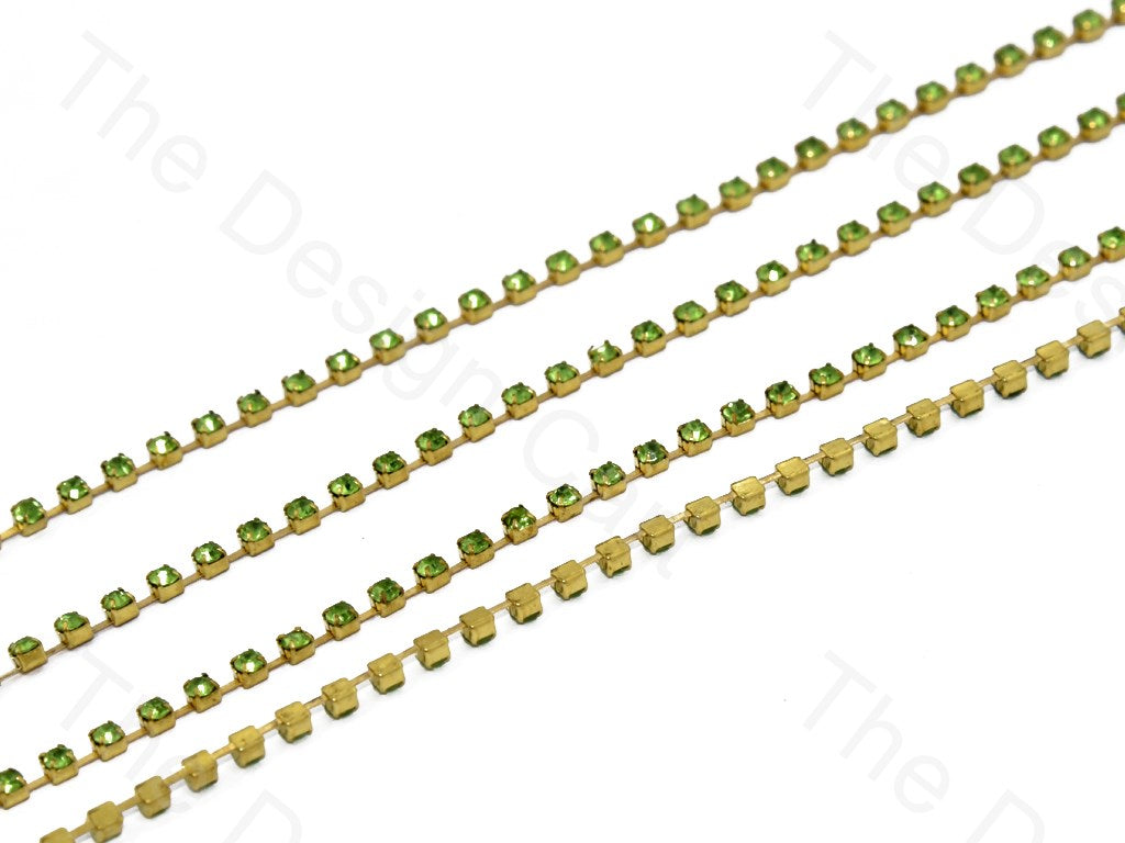 Green / Peridot Golden Cup Chain (395089215522)