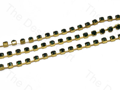 Emerald Green Golden Cup Chain (395089281058)