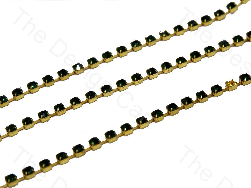 Emerald Green Golden Cup Chain (395089281058)