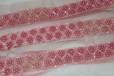 pink-floral-pearl-handwork-lace