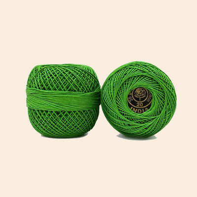 parrot-green-crochet-cotton-threads