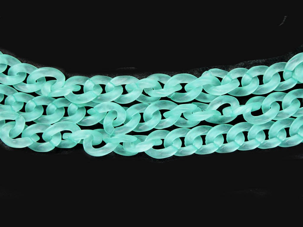 Pastel Blue Circular Acrylic Chains