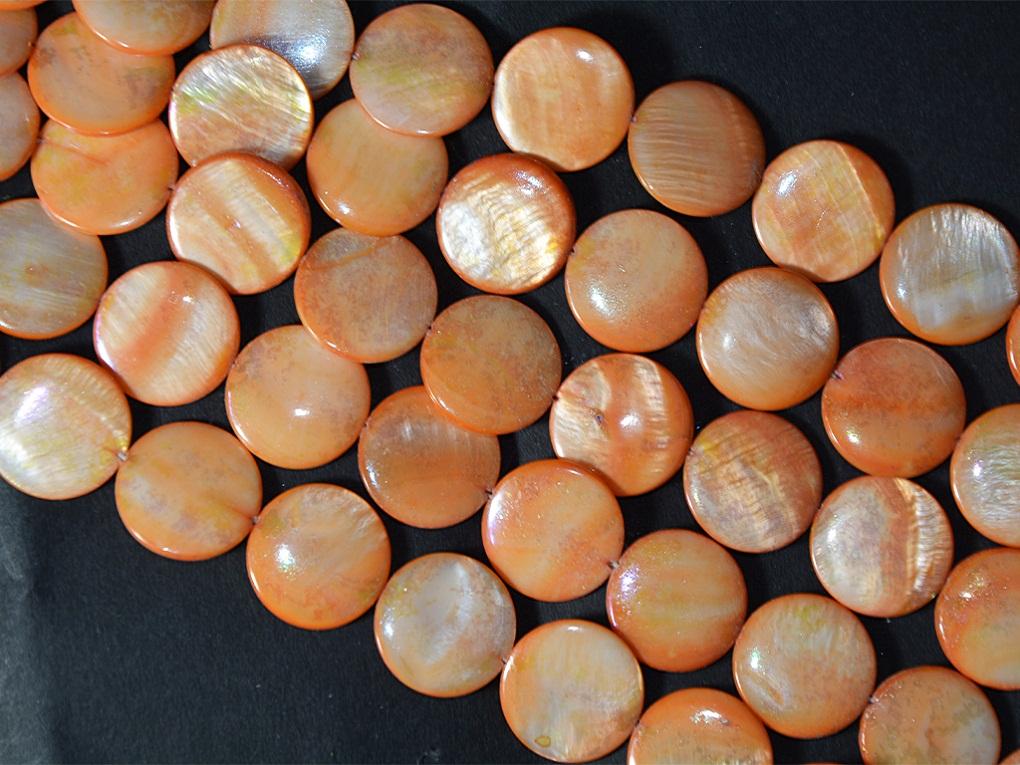 pastel-orange-flat-circular-designer-glass-shell-beads-20-mm-1