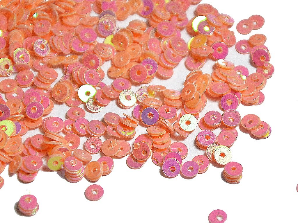 pastel-orange-lustre-circular-plastic-sequins