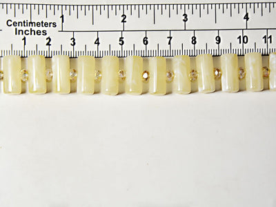 pastel-yellow-cylindrical-resin-beads