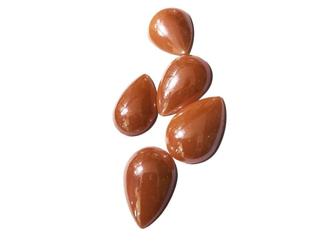 peach-brown-drop-shiny-ceramic-glass-stones-without-hole
