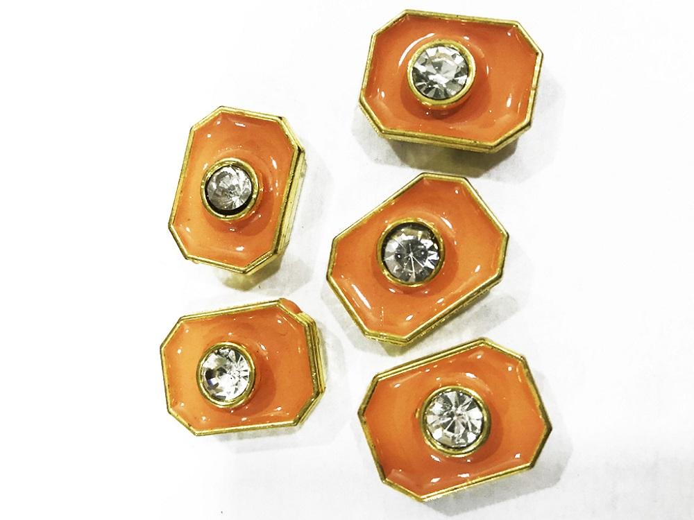 peach-brown-enamel-fill-octagonal-metal-show-buttons-20x15-mm