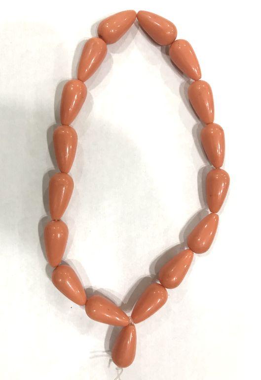 peach-color-drop-shaped-plastic-beads