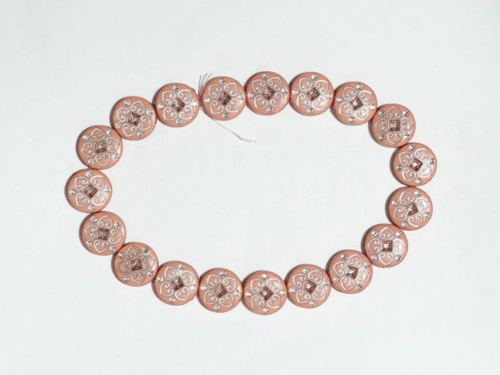 peach-designer-circular-plastic-beads-18mm