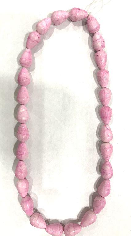 pink-color-drop-shaped-plastic-beads