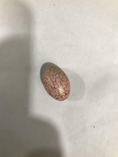 pink-crack-design-oval-plastic-beads