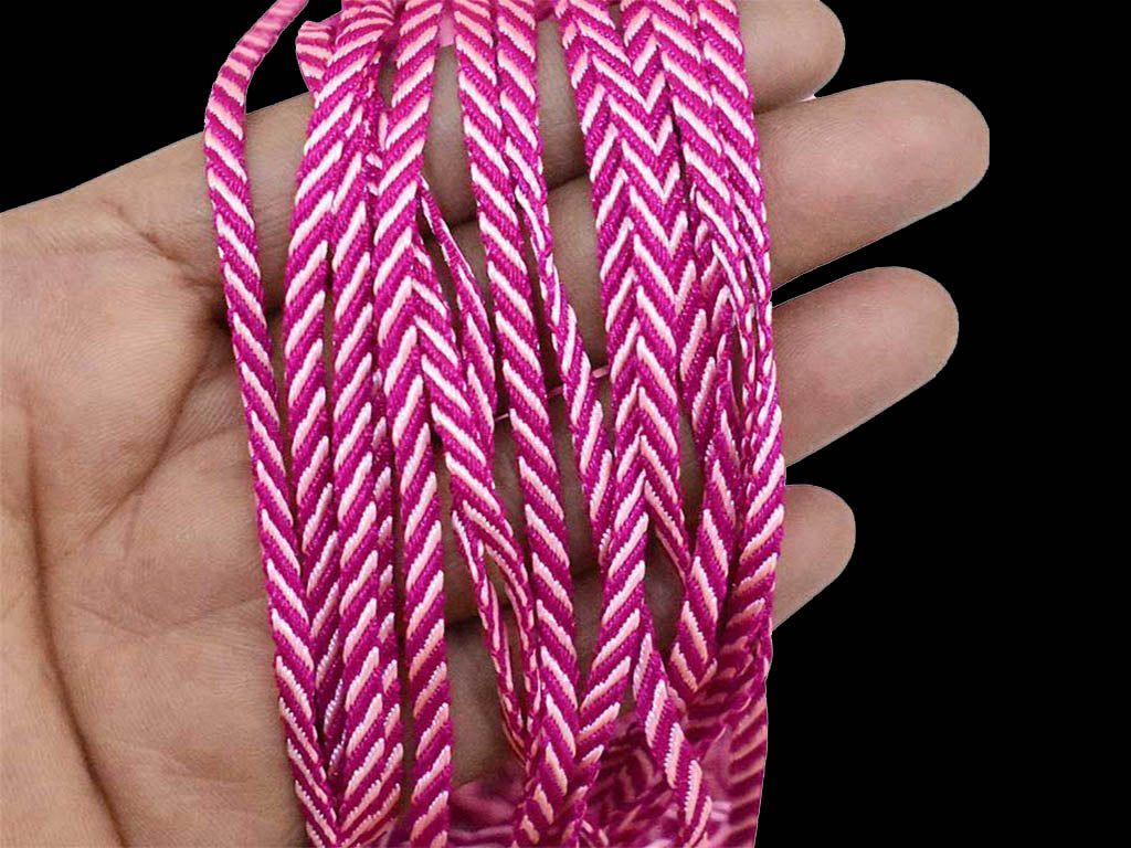 pink-dual-color-flat-decorative-macrame-twisted-cord
