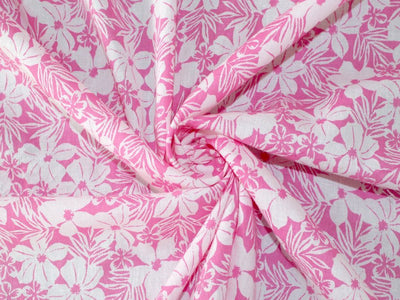pink-flower-print-design-cotton-fabric