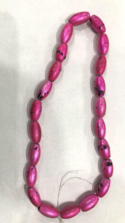 pink-oval-glass-beads