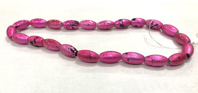 pink-oval-glass-beads