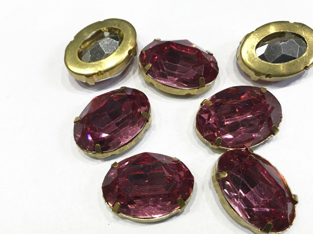 pink-oval-resin-stones-with-catcher-25x18-mm