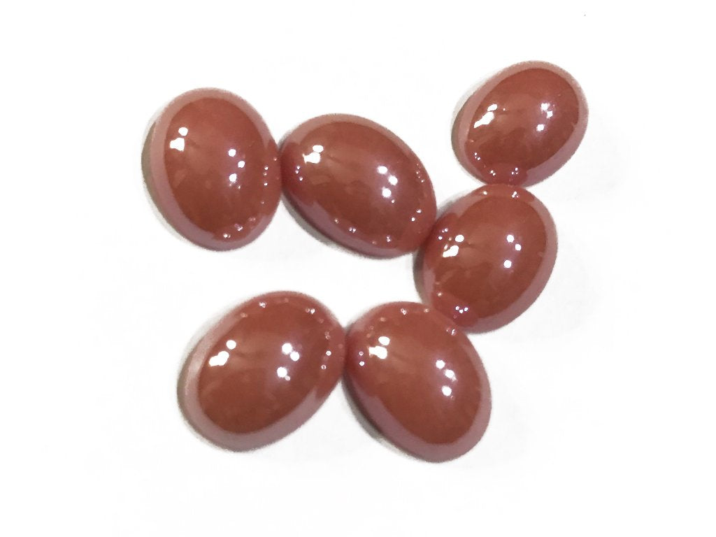pink-oval-shiny-ceramic-glass-stones-without-hole