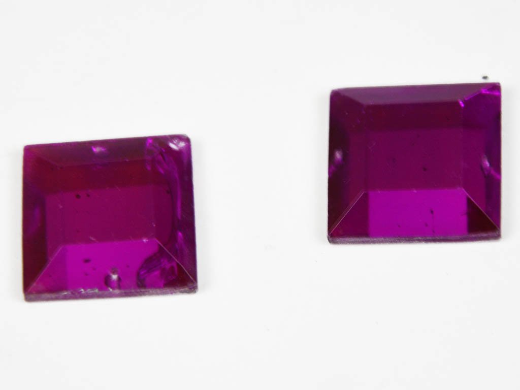 pink-square-faceted-glass-stone