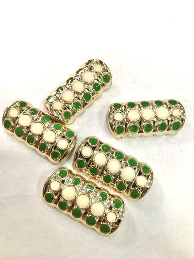pipe-shaped-plastic-stone-with-enamel