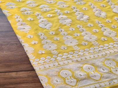 pure-yellow-georgette-with-white-lakhnavi-embroidery