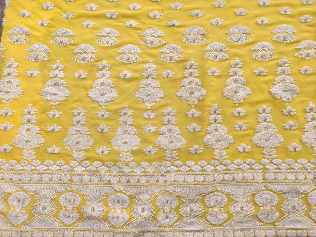 pure-yellow-georgette-with-white-lakhnavi-embroidery