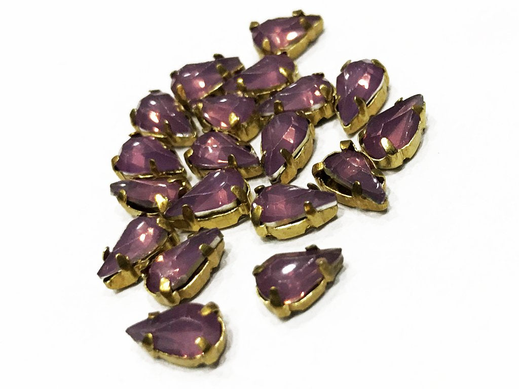 purple-drop-resin-stones-with-catcher-8x4-mm