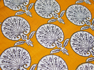 mustard-flower-design-cotton-fabric-rpd45-mustbl-c