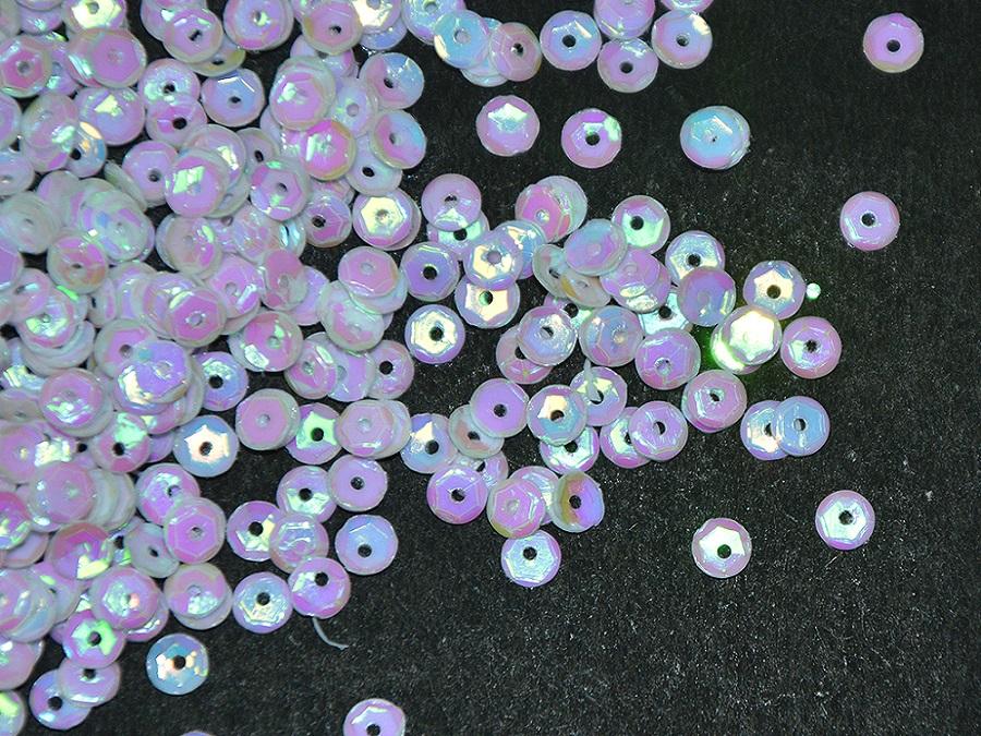 Rainbow Round Circular Plastic Sequins
