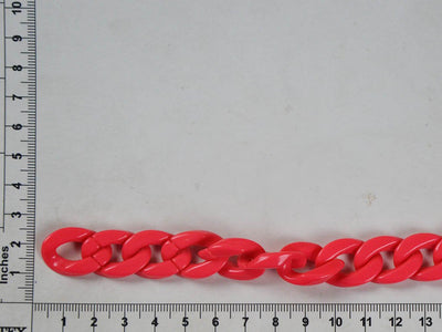 red-circular-acrylic-chains