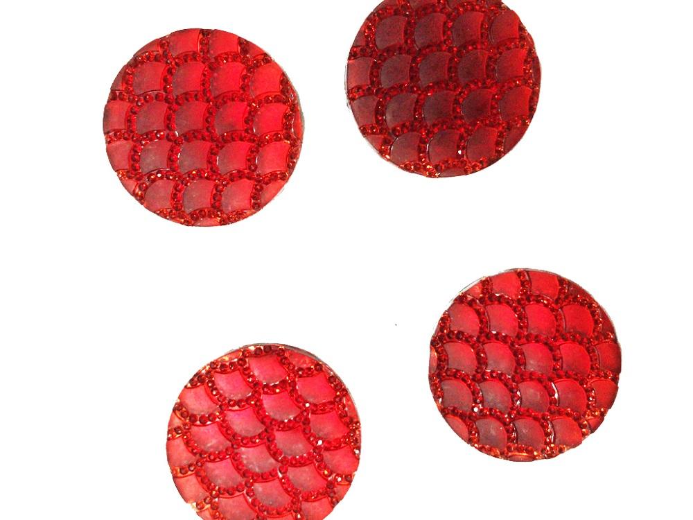 red-circular-resin-stones-30-mm
