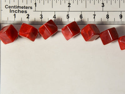 red-cubical-resin-beads