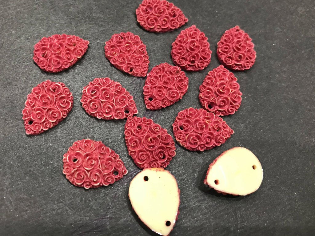 red-matte-flower-drop-resin-stone-2-hole-18x13-mm